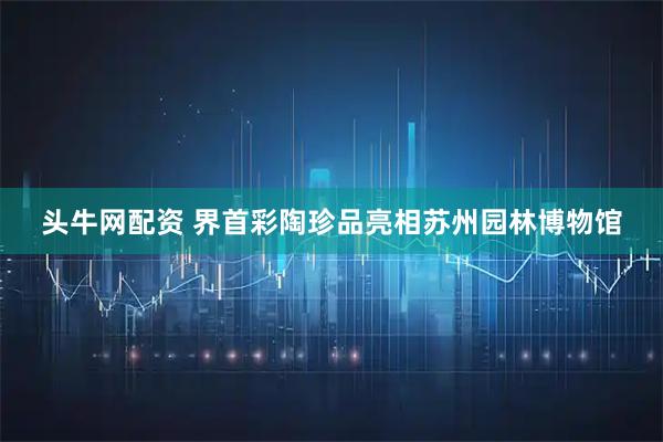 头牛网配资 界首彩陶珍品亮相苏州园林博物馆